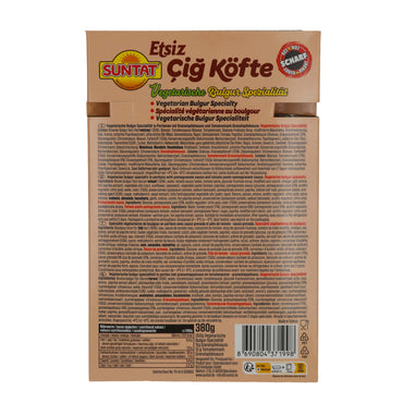 Bulgur-Spezialität Suntat Etsiz Çiğ Köfte | Vegetarisch | Bulgur-Spezialität | 380 g