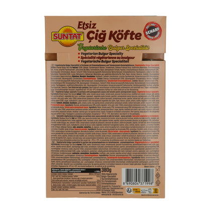 Bulgur-Spezialität Suntat Etsiz Çiğ Köfte | Vegetarisch | Bulgur-Spezialität | 380 g