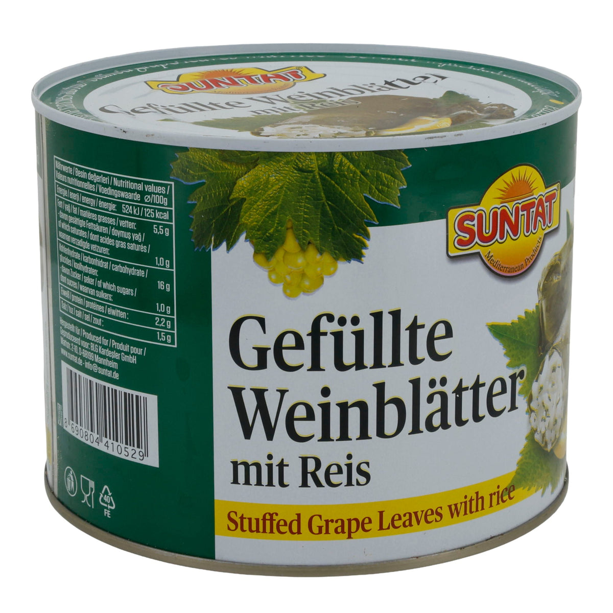 Gefüllte Weinblätter Suntat | Gemüse | Yaprak Sarma | 2 kg SUNTAT