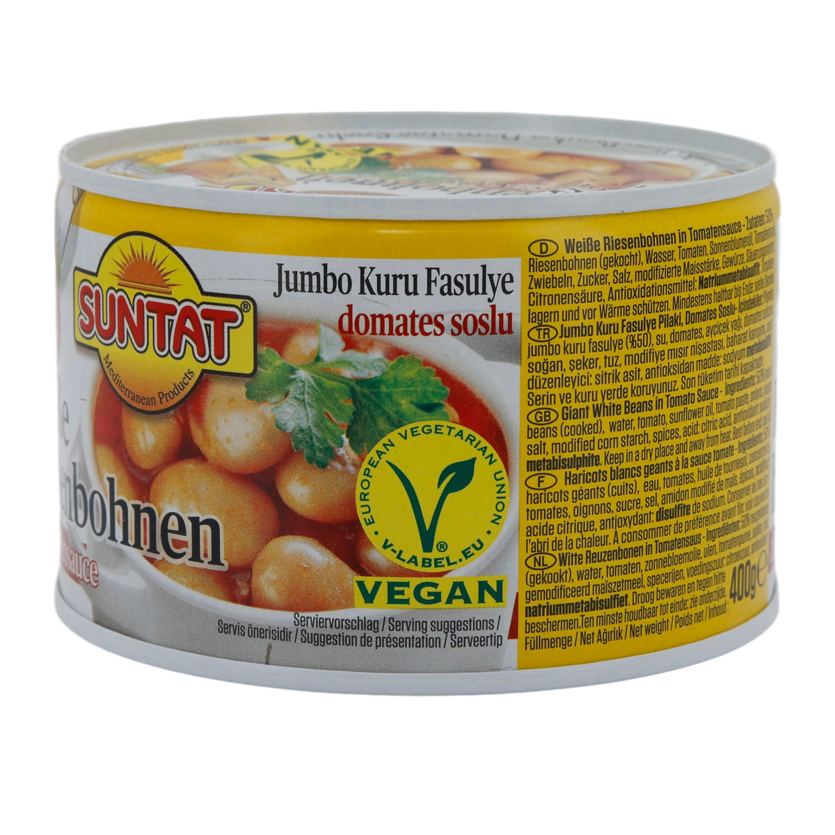 Riesenbohnen Suntat | Hülsenfrüchte | In Sauce, Fasulye Pilaki | 400 g