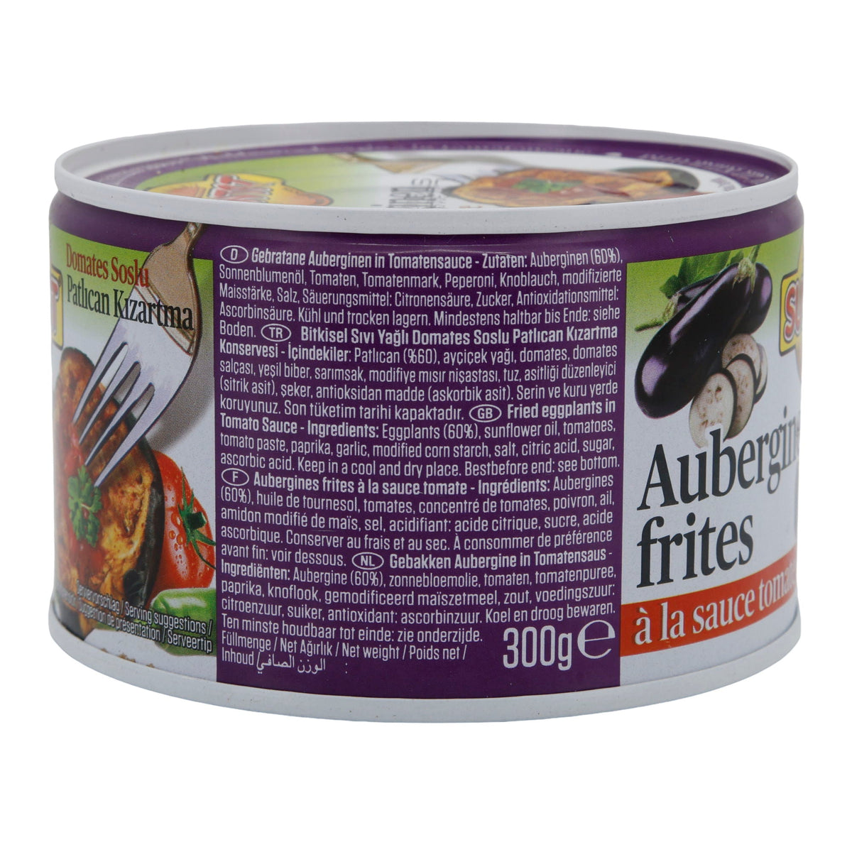 Gebratene Auberginen Suntat | Gemüse | Mediterran, würzige Tomatensauce | 300 g SUNTAT