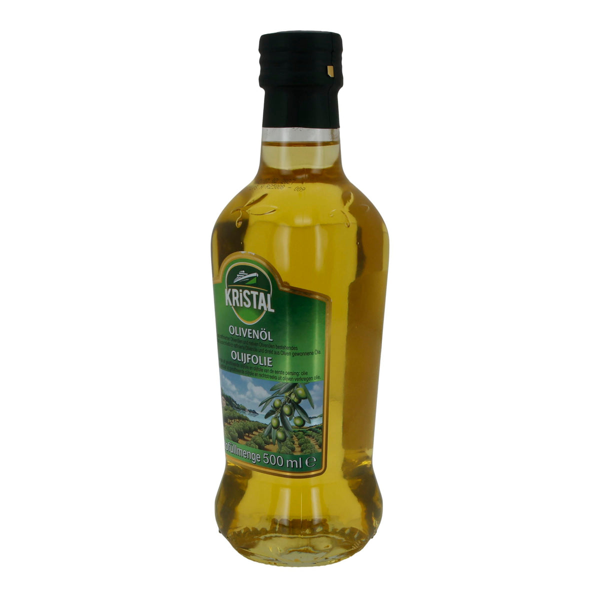 Öl Kristal | Olivenöl | Mischung raffiniert & nativ | 500 ml KRISTAL