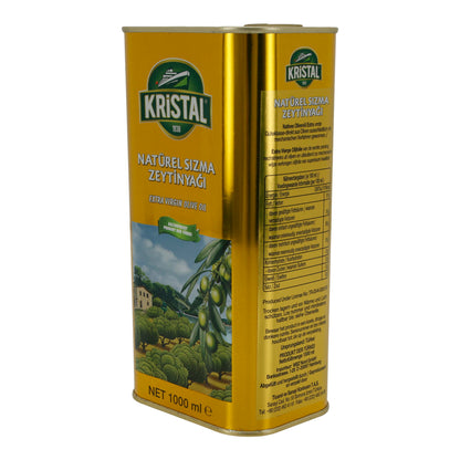 Olive Oil Kristal | Extra Virgin Oil | Cold Pressed, from Turkey | 1000 ml
