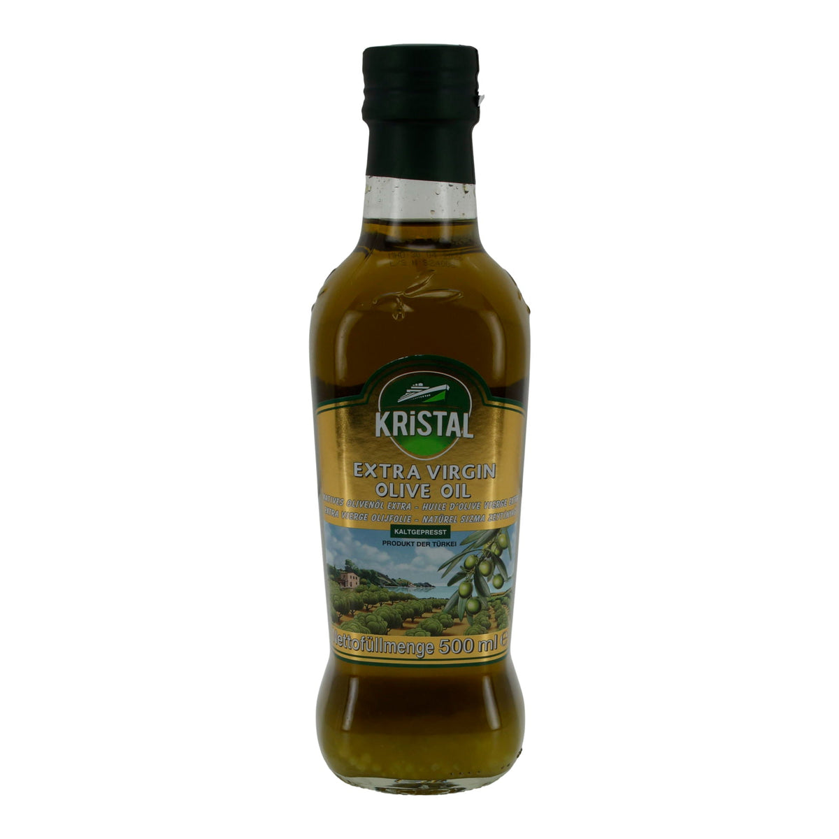 Öl Kristal | Extra Virgin Olivenöl | Kaltgepresst, Türkei | 500 ml