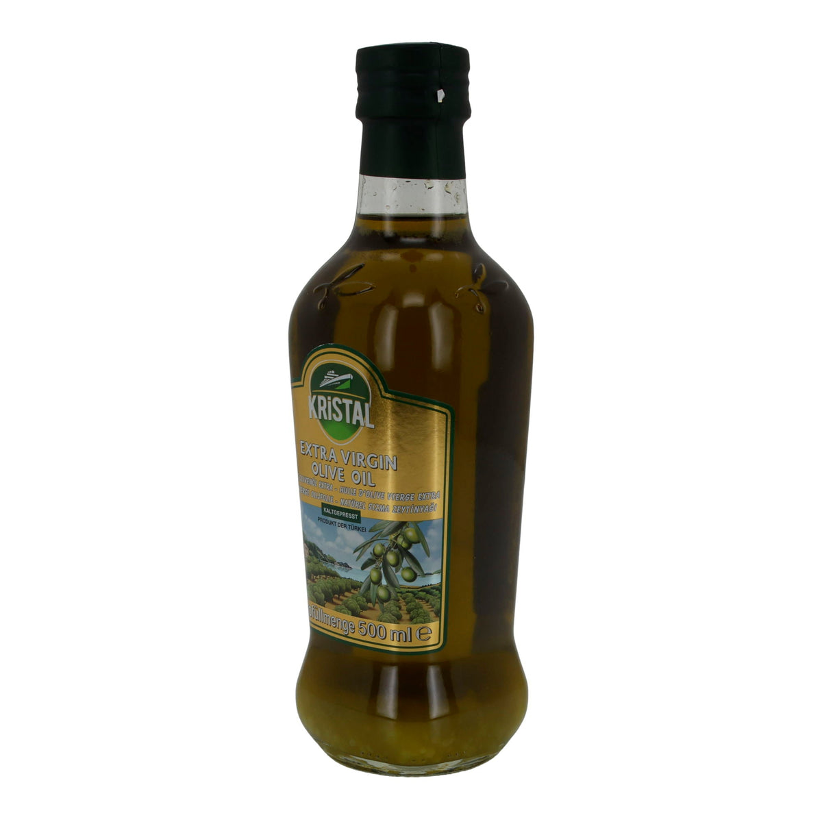 Öl Kristal | Extra Virgin Olivenöl | Kaltgepresst, Türkei | 500 ml KRISTAL