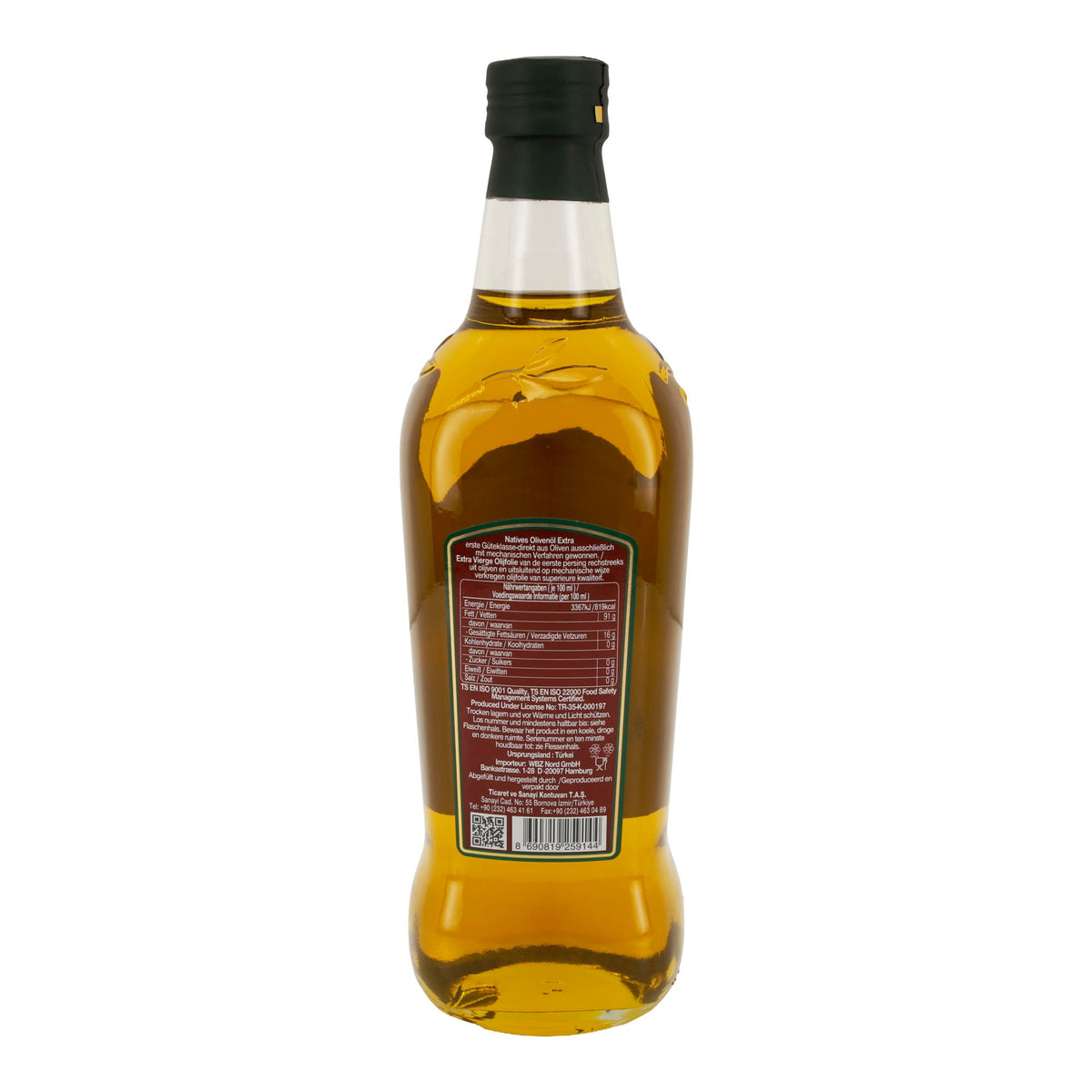 Kristal Olivenöl Extra Virgin (Bordeaux, Natives Olivenöl Extra, kaltgepresst) 1 L