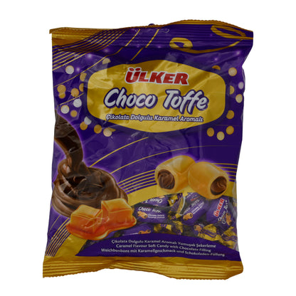Weichbonbons Ülker | Choco Toffe | Karamellgeschmack, Schokoladenfüllung | 275 g