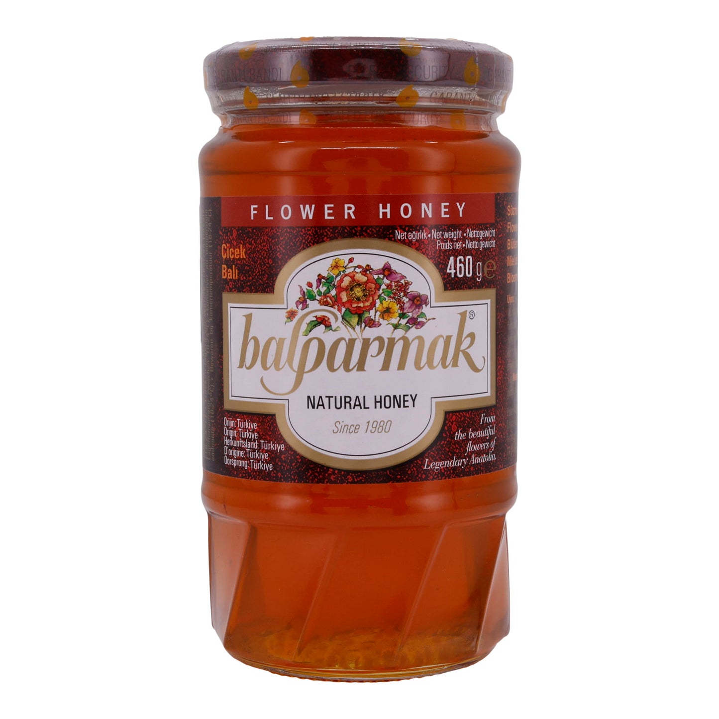 Blütenhonig Balparmak | Im Glas | Natürlicher Blütenhonig aus Anatolien | 460 g