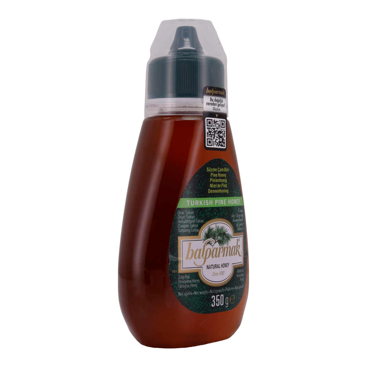 Pinienhonig Balparmak | Türkischer Pinienhonig | 100 % natürlich aus Anatolien | 350 g BALPARMAK