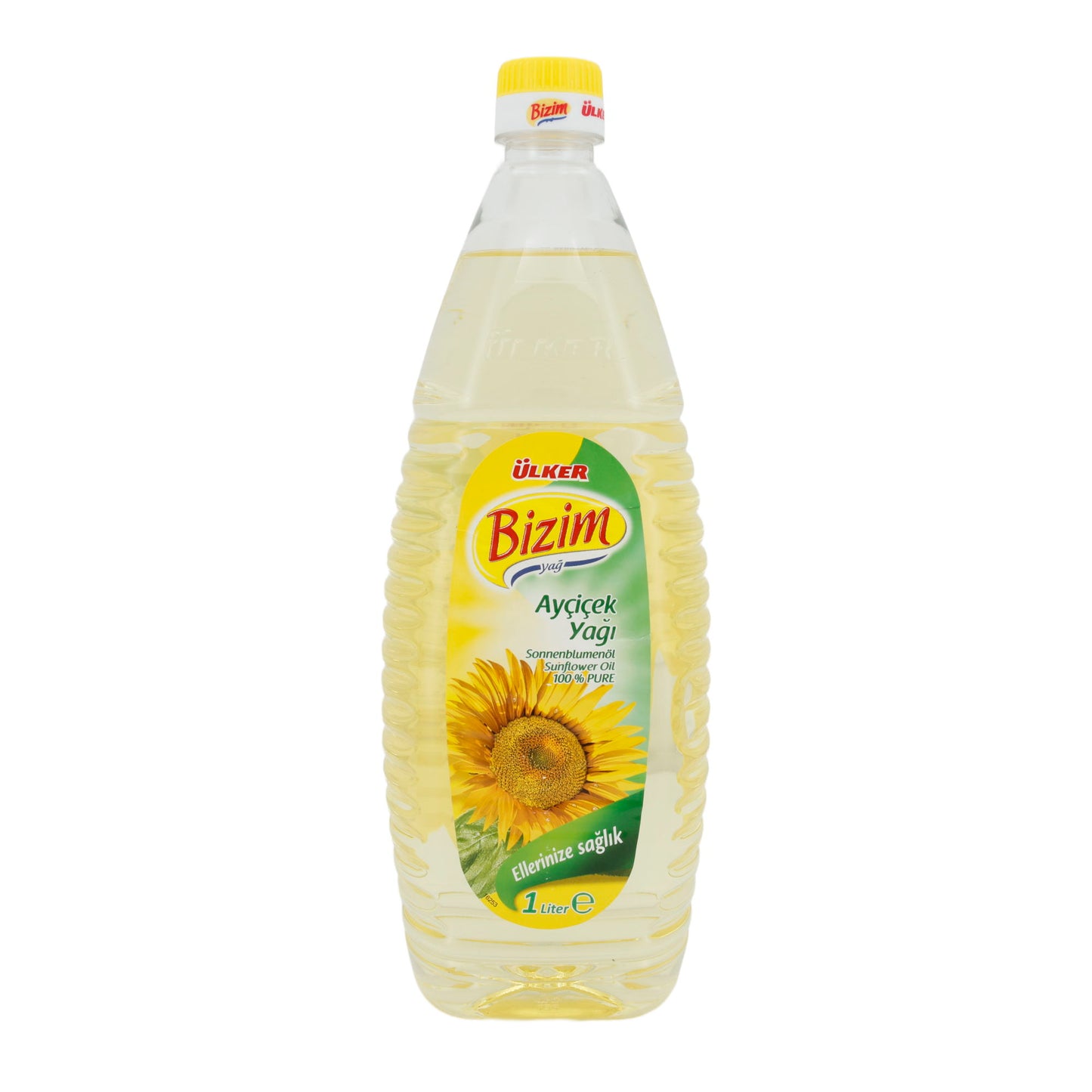 Olio vegetale Ülker Bizim olio di girasole | Olio | Olio di girasole di alta qualità per usi versatili | 1 l