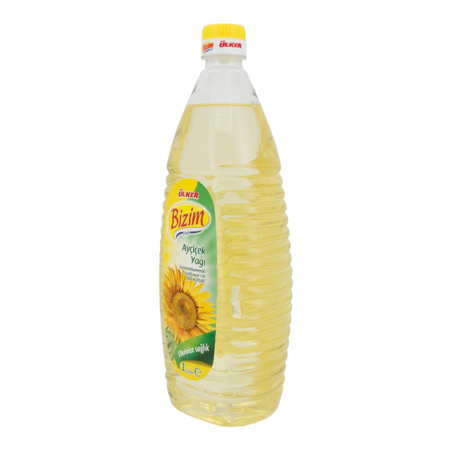 Olio vegetale Ülker Bizim olio di girasole | Olio | Olio di girasole di alta qualità per usi versatili | 1 l