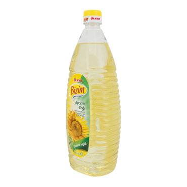 Olio vegetale Ülker Bizim olio di girasole | Olio | Olio di girasole di alta qualità per usi versatili | 1 l