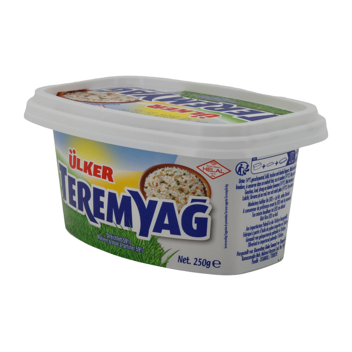 Butteralternative Ülker Teremyağ | Streichfähig | 59 % Fett für vielseitige Anwendungen | 250 g UELKER