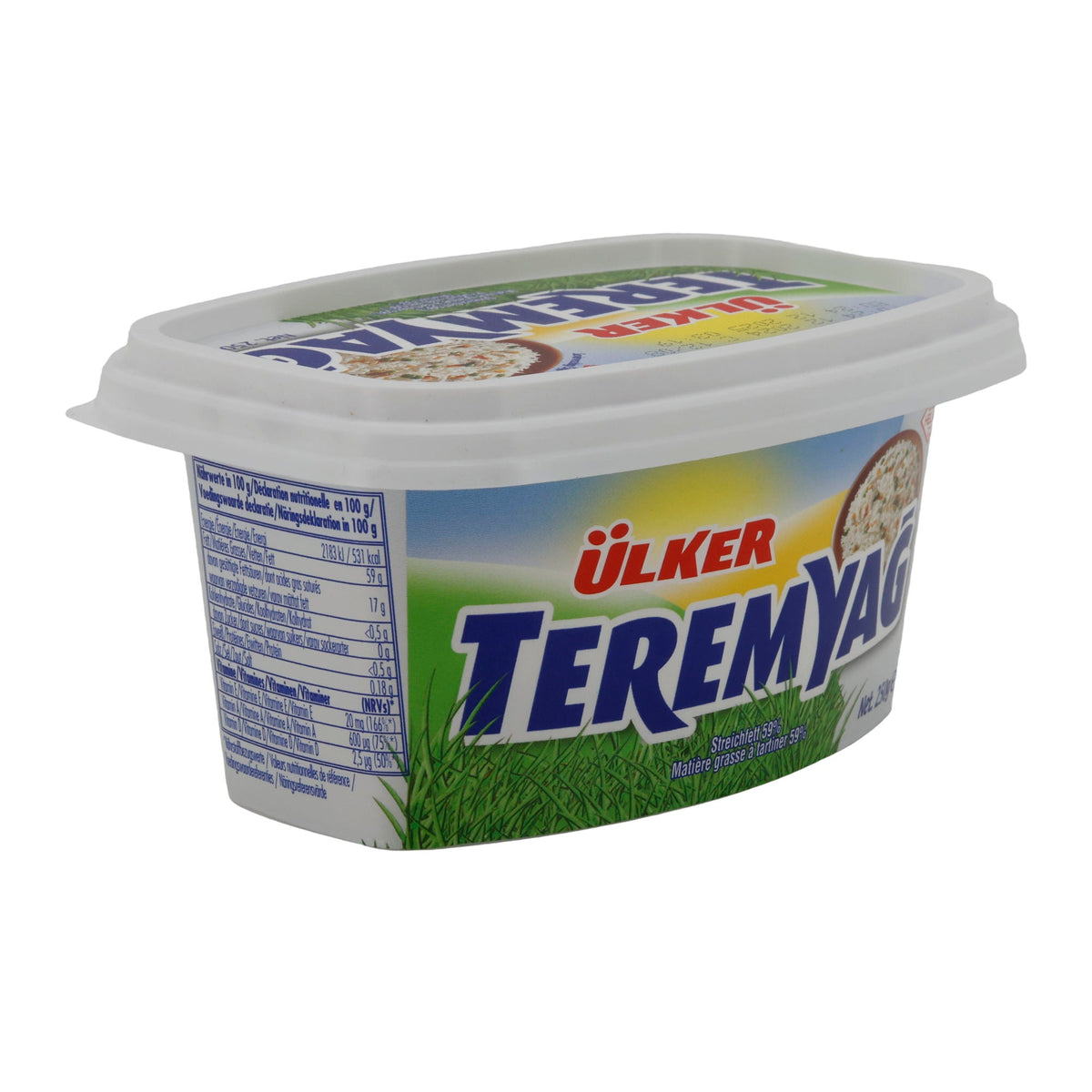 Butteralternative Ülker Teremyağ | Streichfähig | 59 % Fett für vielseitige Anwendungen | 250 g UELKER
