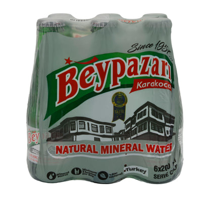 Mineralwasser Beypazarı Karakoca | Doğal Mineralli Su | Türkiye'den Taze Mineralli Su | 6 × 200 ml
