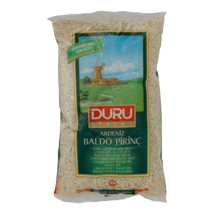 Reis Duru | Riso Baldo Mediterraneo | Di alta qualità, mediterraneo | 1 kg