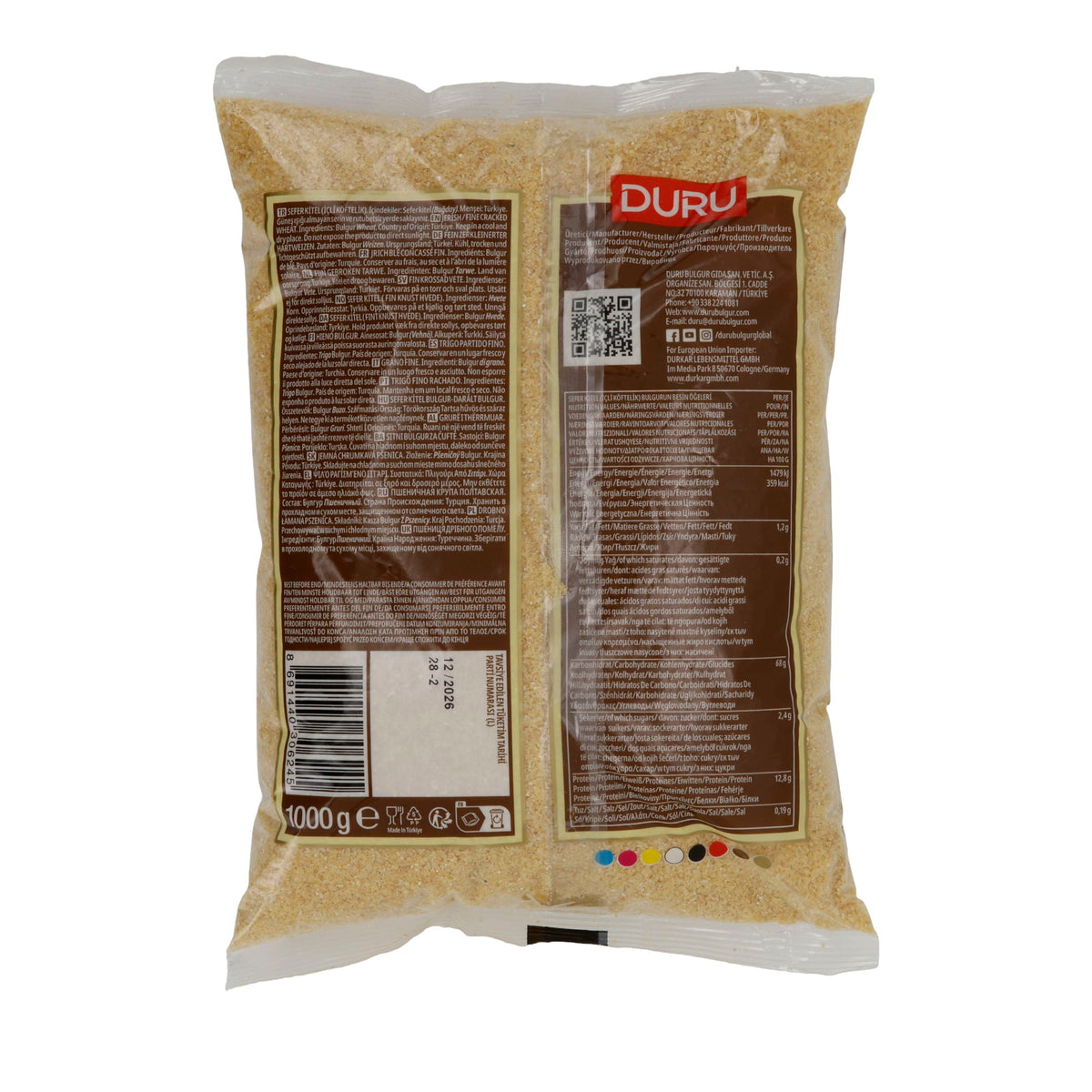 Hartweizen Duru Sefer Kitel | fein geschrotet für İçli Köfte | 1000 g