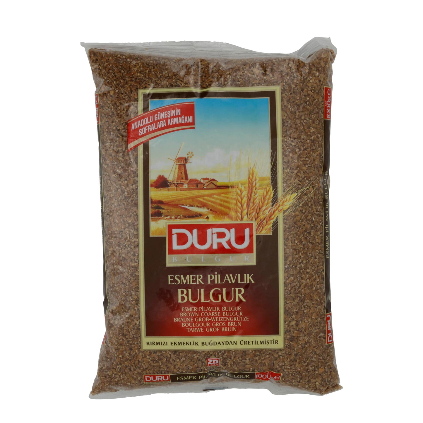 Bulgur Duru | Brown Pilaf Bulgur | Coarse brown bulgur, for savory dishes | 1000 g