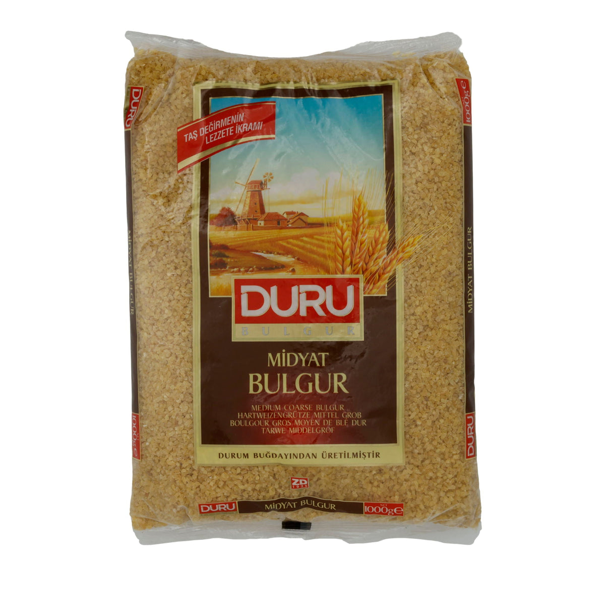 Bulgur Duru Midyat | Mittelgrober Bulgur | Für herzhafte Gerichte | 1000 g DURU