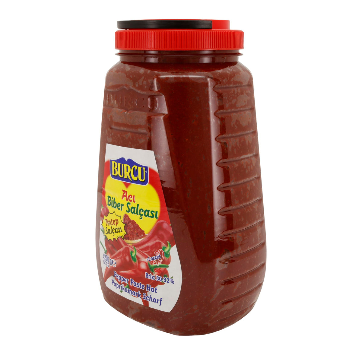 Paprikamark Burcu | Paprika-Paste SCHARF mit mind. 30% | 4,2 kg BURCU