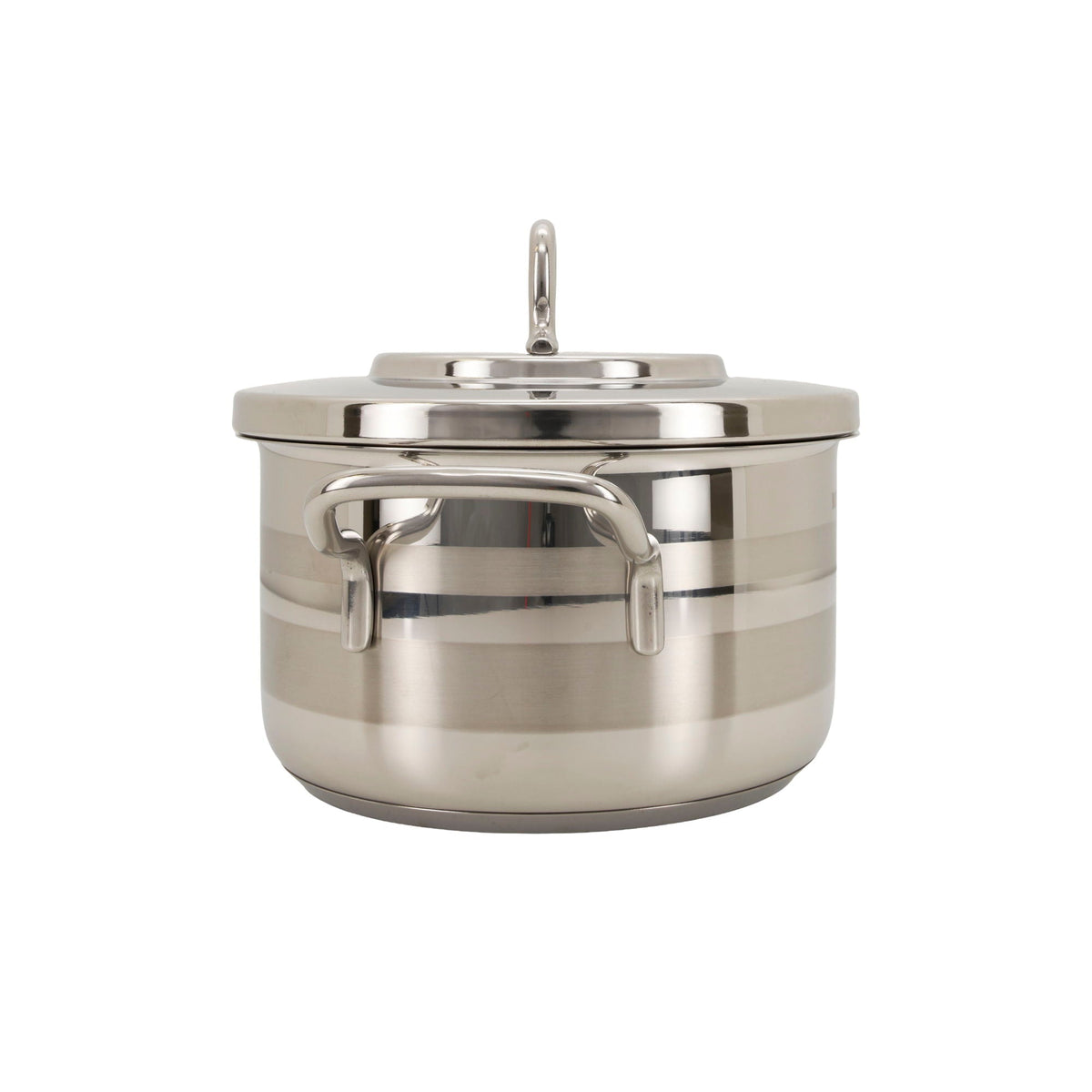 Korkmaz Astra 2 Edelstahl Kochtopf – 18 cm / 2,6 Liter – Topf mit Deckel, Induktionsgeeignet