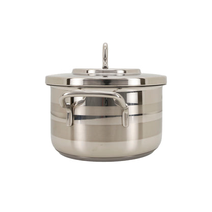 Korkmaz Astra 2 Edelstahl Kochtopf – 18 cm / 2,6 Liter – Topf mit Deckel, Induktionsgeeignet