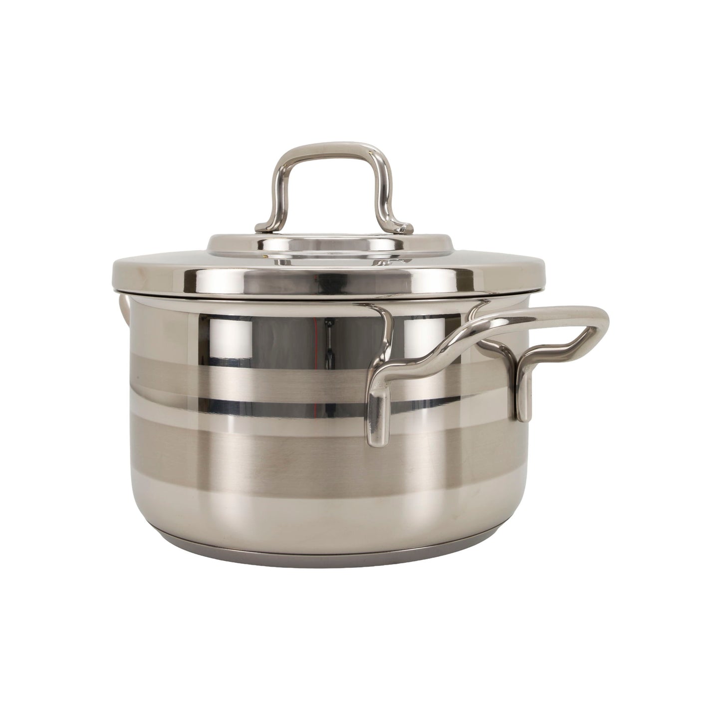 Korkmaz Astra 2 Edelstahl Kochtopf – 18 cm / 2,6 Liter – Topf mit Deckel, Induktionsgeeignet