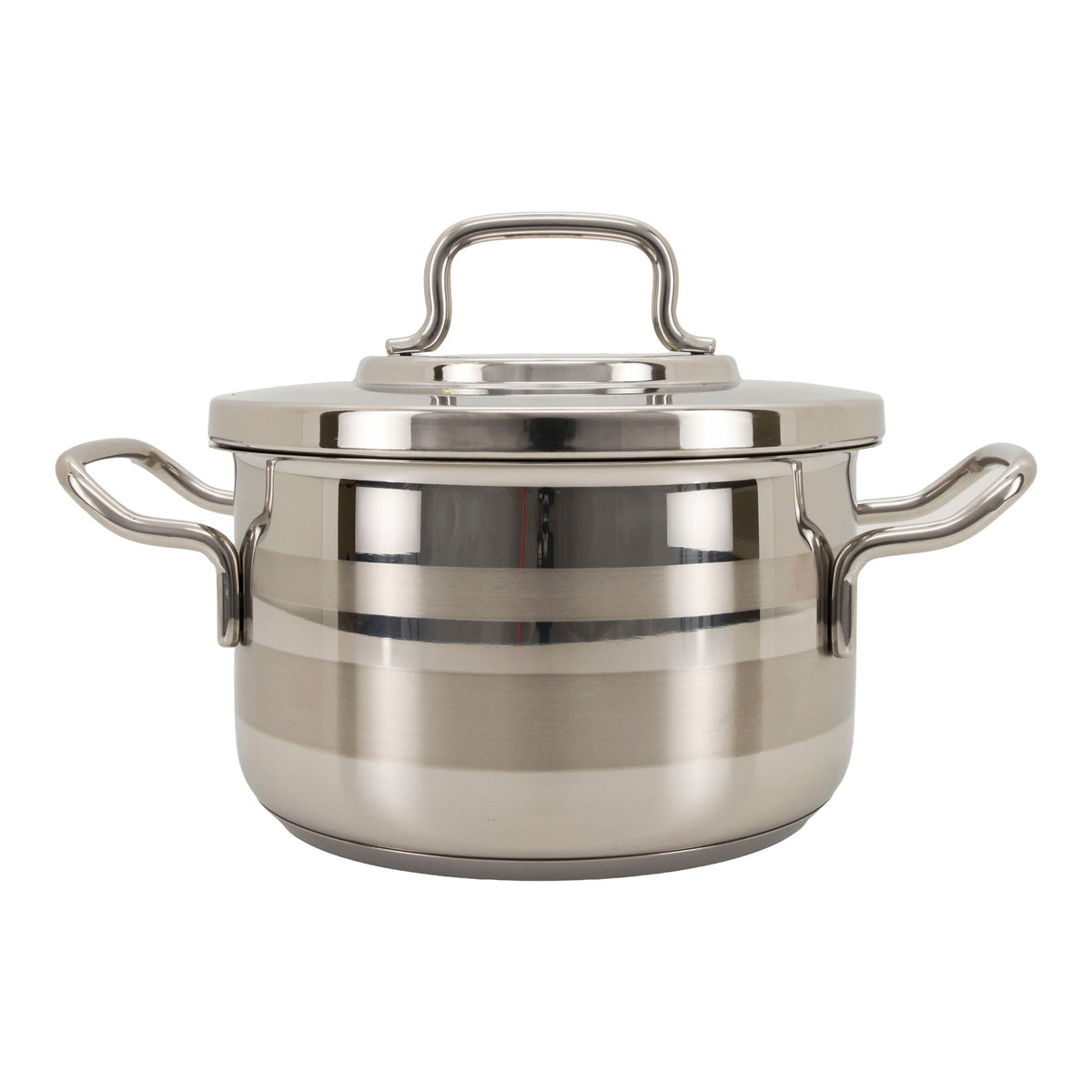 Korkmaz Astra 2 Edelstahl Kochtopf – 18 cm / 2,6 Liter – Topf mit Deckel, Induktionsgeeignet