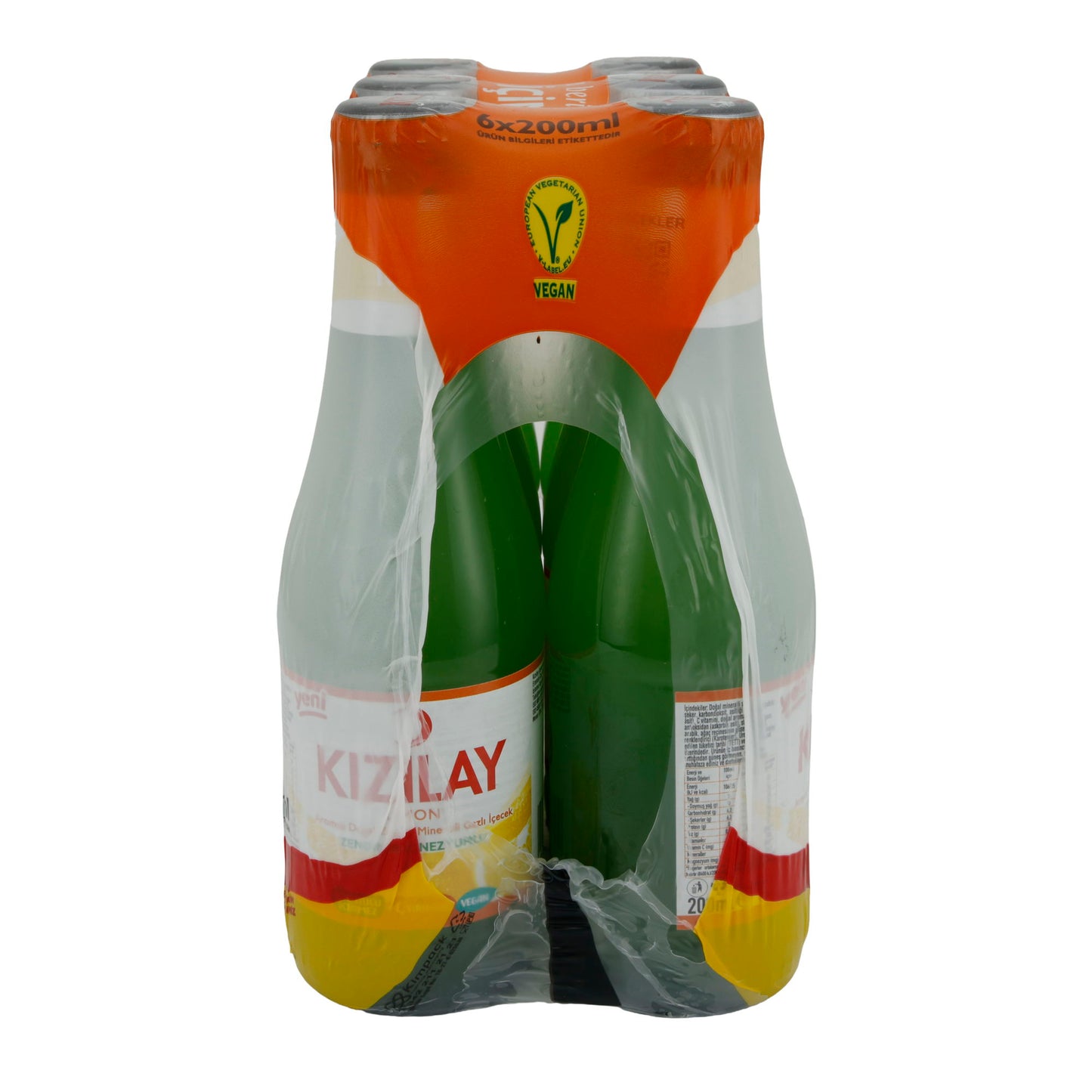 Acqua minerale Kızılay | Limone | Acqua minerale rinfrescante con aroma di limone | 6 x 200 ml
