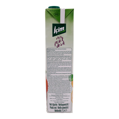 Mehrfruchtsaft İçim | Karışık Meyve İçeceği | Ferahlatıcı, her durum için | 1 L