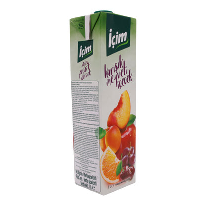 Mehrfruchtsaft İçim | Karışık Meyve İçeceği | Ferahlatıcı, her durum için | 1 L