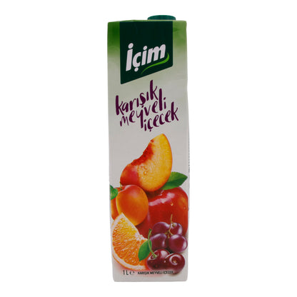 Mehrfruchtsaft İçim | Karışık Meyve İçeceği | Ferahlatıcı, her durum için | 1 L