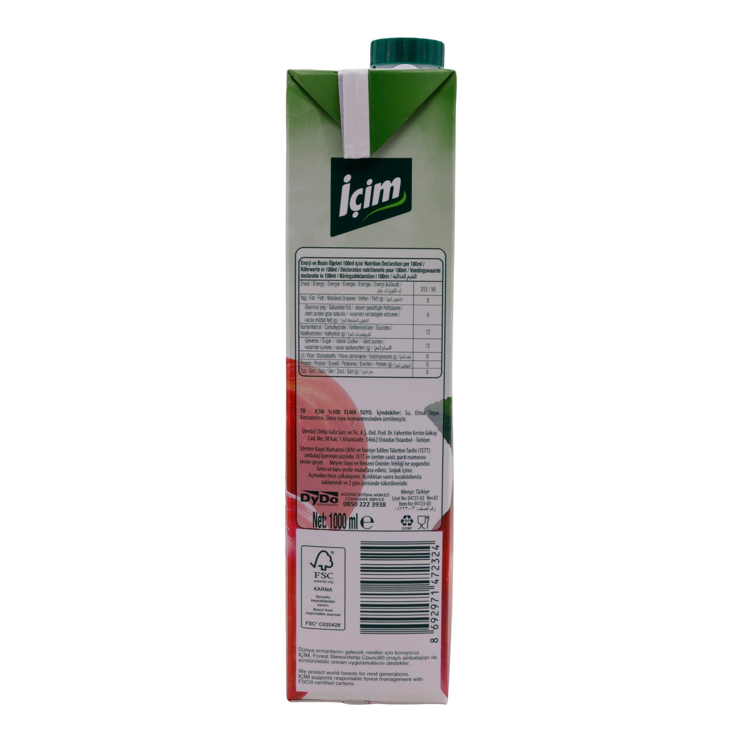 APPLE JUICE % 100
