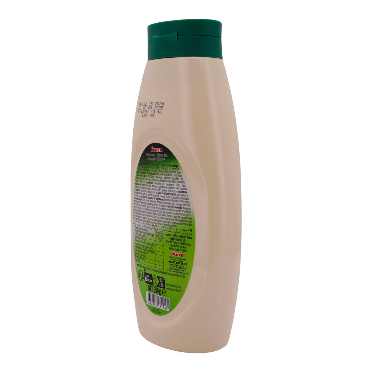 Mayonnaise Ülker Bizim | Salatmayonnaise | Cremig, für Burger & Salate | 650 g UELKER