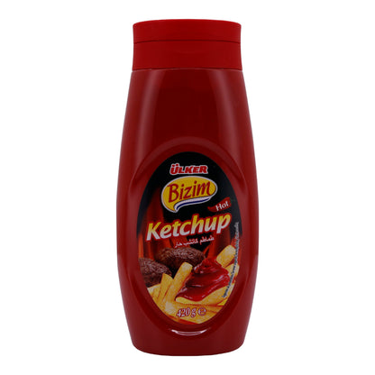 Ketchup Ülker Bizim Hot Ketchup | Scharfer und würziger Tomatenketchup | 420 g