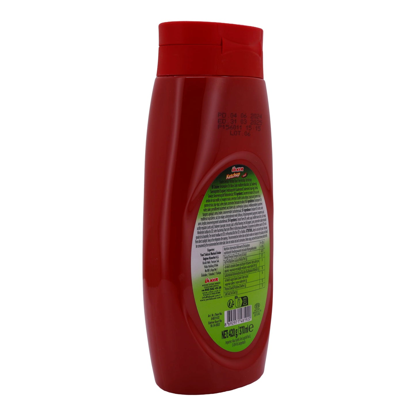 Ketchup Ülker Bizim Hot Ketchup | Scharfer und würziger Tomatenketchup | 420 g