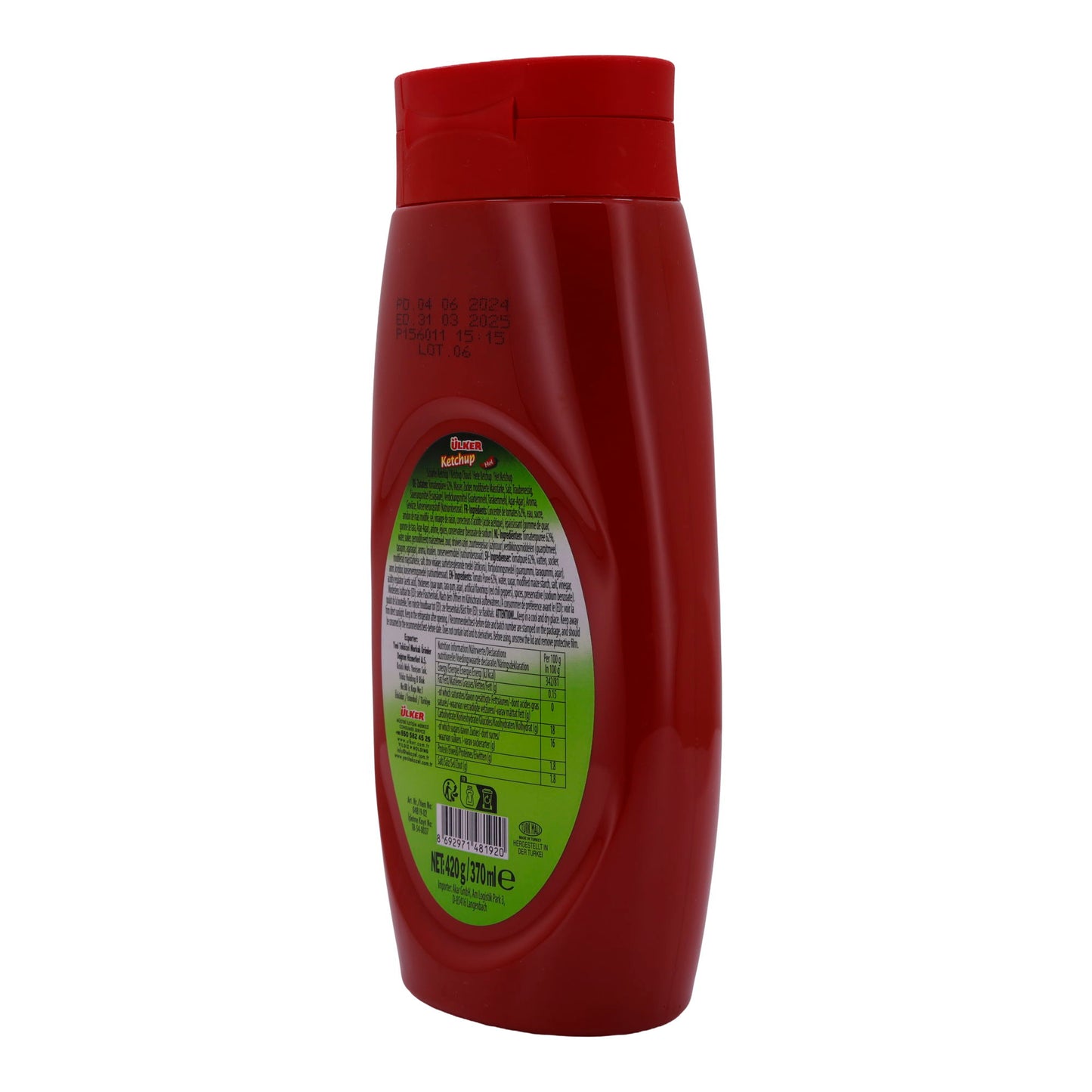 Ketchup Ülker Bizim Hot Ketchup | Scharfer und würziger Tomatenketchup | 420 g