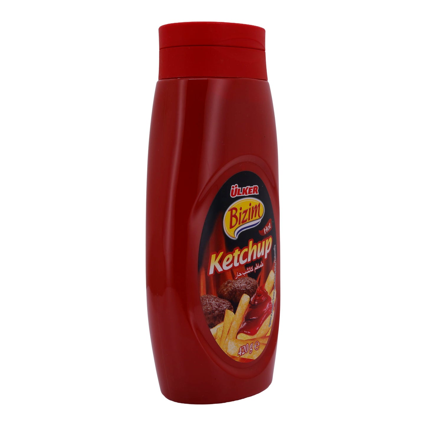Ketchup Ülker Bizim Hot Ketchup | Scharfer und würziger Tomatenketchup | 420 g