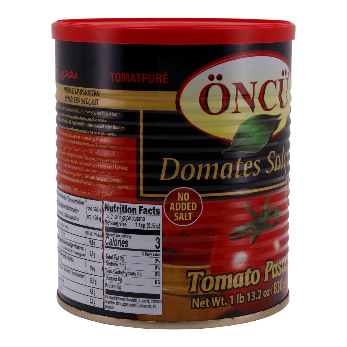 Tomatenmark Öncü | Tomatenpaste | Hochwertig, aus der Türkei | 830 g Dose ÖNCÜ