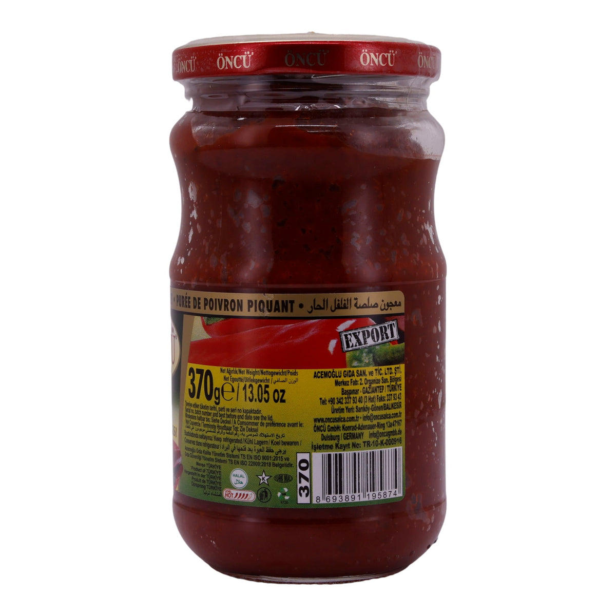 Paprikamark Öncü | Scharf | Traditionell, Gaziantep | 370 g ÖNCÜ