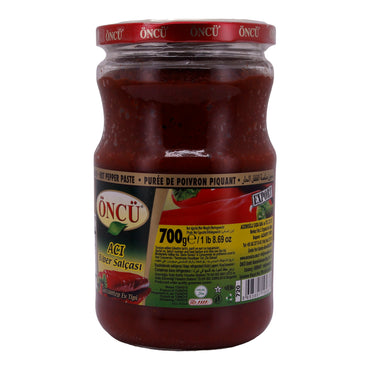 Pasta di peperoncino Öncü | Aci Biber Salçası | Piccante, stile Gaziantep | 700 g