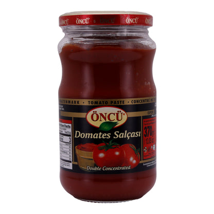 Tomatenmark ÖNCÜ | Tomatenmark | Doppelt konzentriertes Tomatenpüree | 370 g Glas