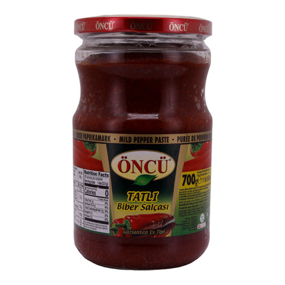 Paprikapasta Öncü | Tatli Biber Salçası | Zoet, voor sauzen & dips | 700 g