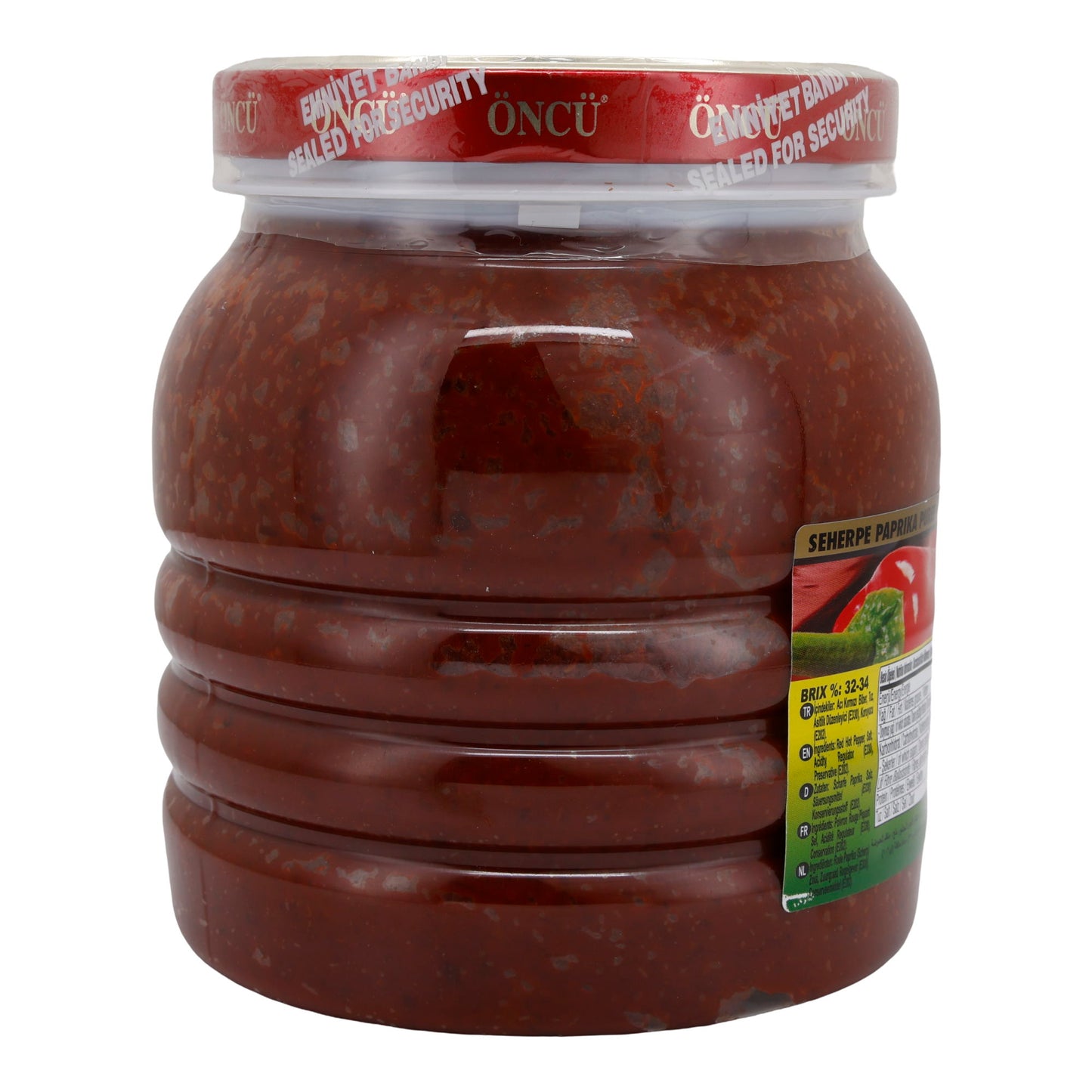 Paprikapasta Öncu | Acı Biber Salçası | Pittig, Gaziantep Huisstijl | 1650 g