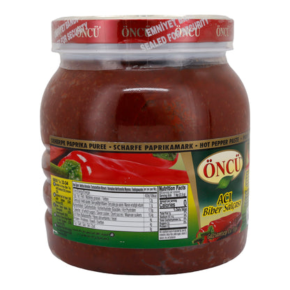 Paprikapasta Öncu | Acı Biber Salçası | Pittig, Gaziantep Huisstijl | 1650 g