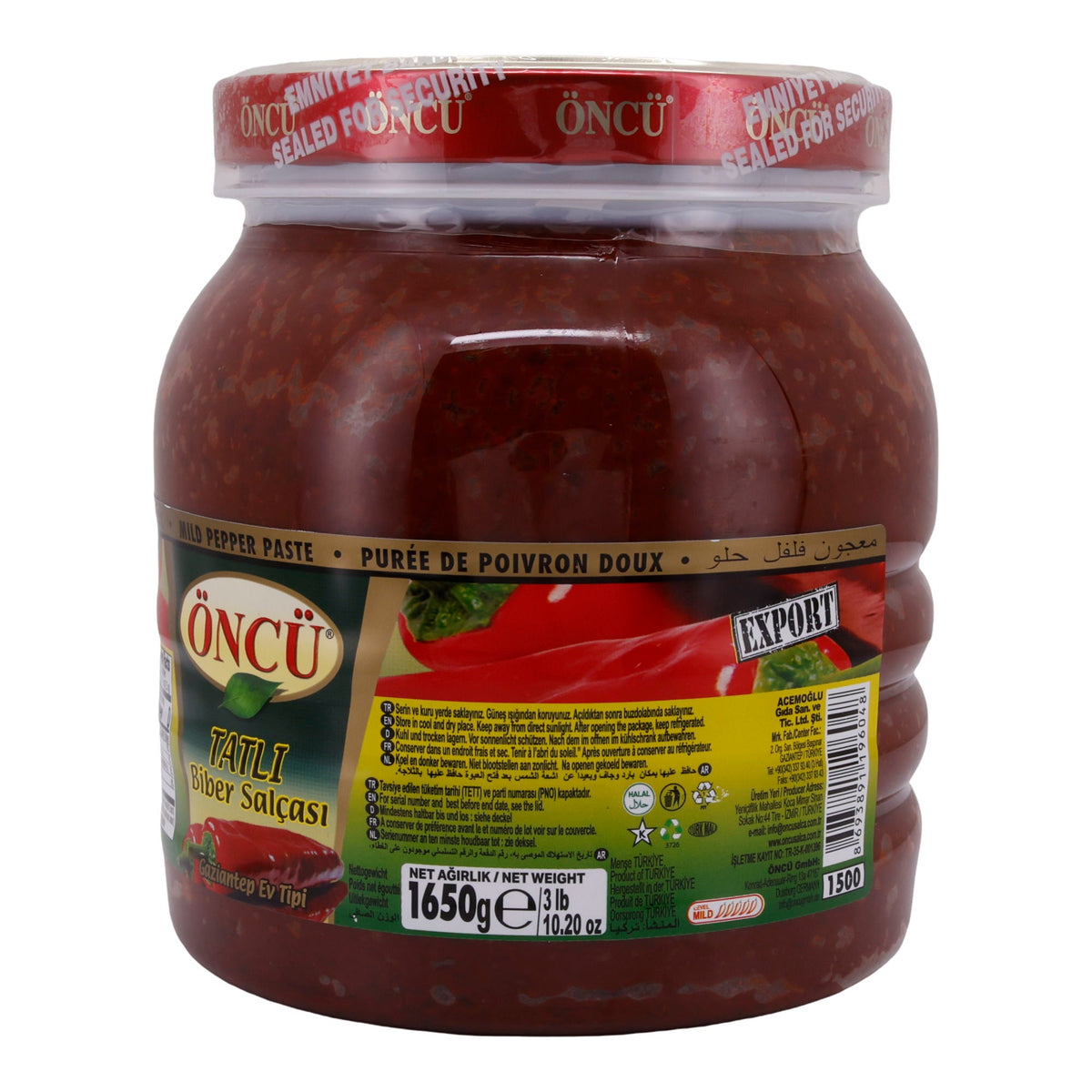 Paprikamark Öncü | Biber Salçası | Hochwertig, Türkei | 1650 g