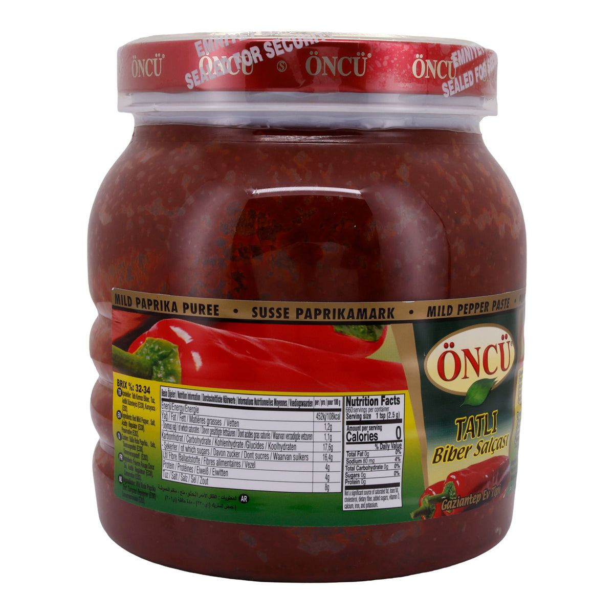 Paprikamark Öncü | Biber Salçası | Hochwertig, Türkei | 1650 g