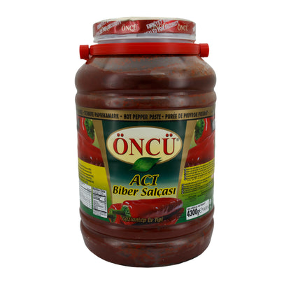 Paprikapasta Öncü | Aci Biber Salçasi | Pittig, huisgemaakt, Gaziantep-stijl | 4300 g