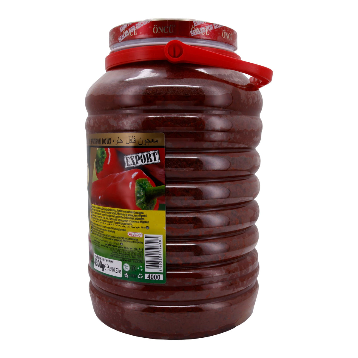 Paprikamark Öncü | Tatlı Biber Salçası | Mild, traditionell aus Gaziantep | 4300 g ÖNCÜ