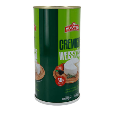 Weichkäse Muratbey Cremiger | Weißkäse in Salzlake | 50 % Fett i. Tr. | 1500 g